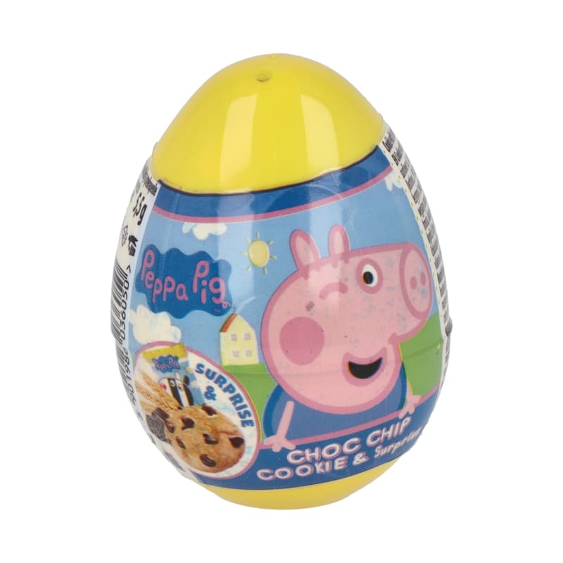 Tojás csokis keksszel, meglepetéssel - Peppa Malac