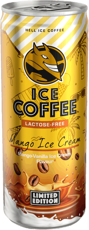 HELL Ice Coffee Mango Ice Cream laktózmentes jegeskávé