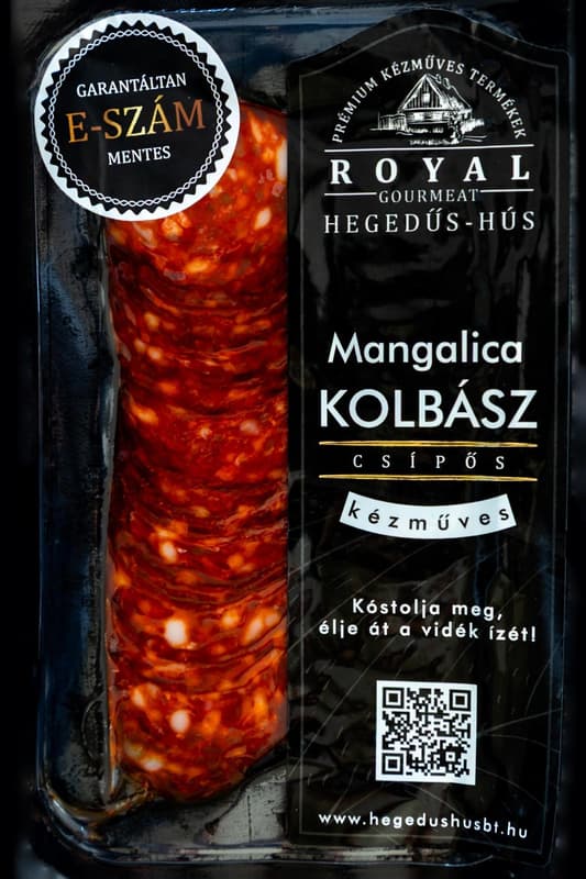Royal Gourmeat szeletelt mangalica csípős vastagkolbász 100g
