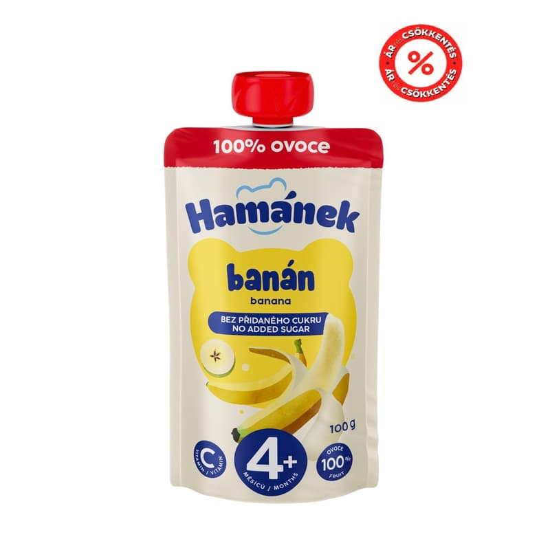 Hamánek desszert alma banán tasakos 100g