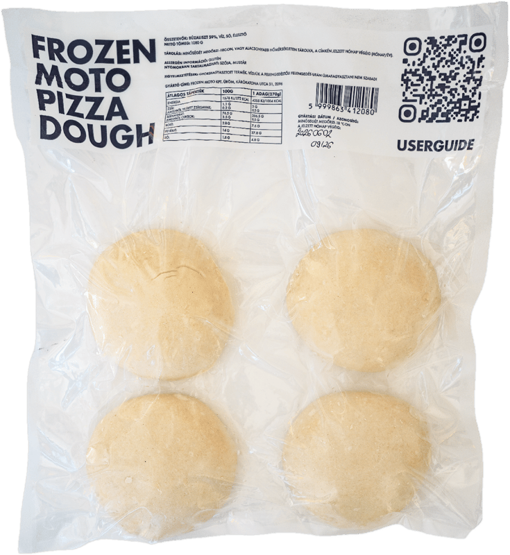 Frozen MOTO Pizza Dough