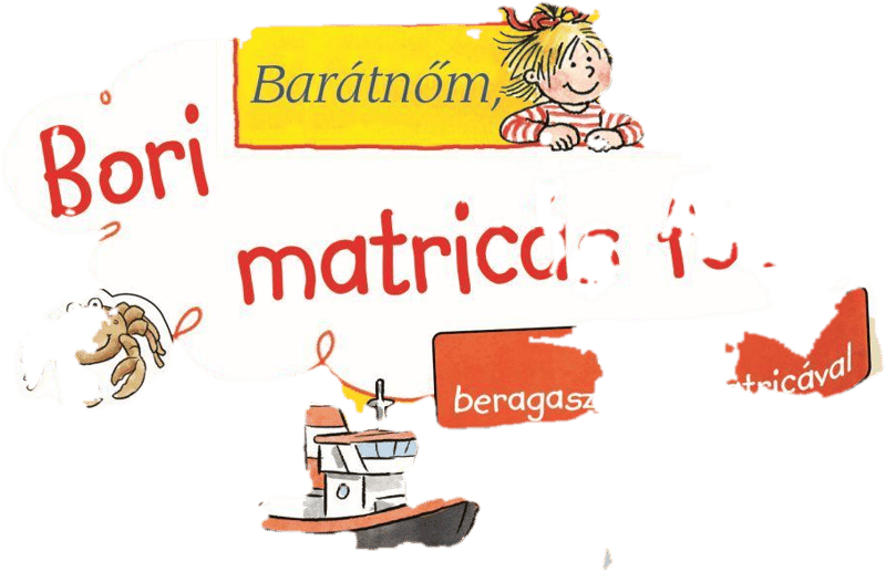 Bori matricás füzete - Barátnőm, Bori foglalkoztató