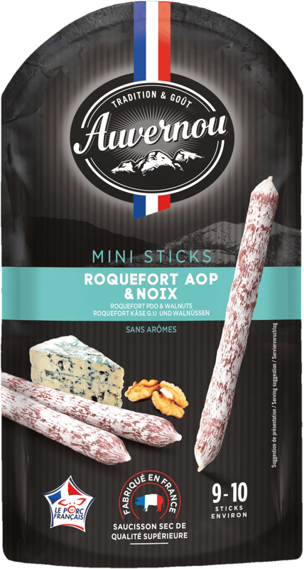 Loste Mini Sticks Rokfort sajt & Dió