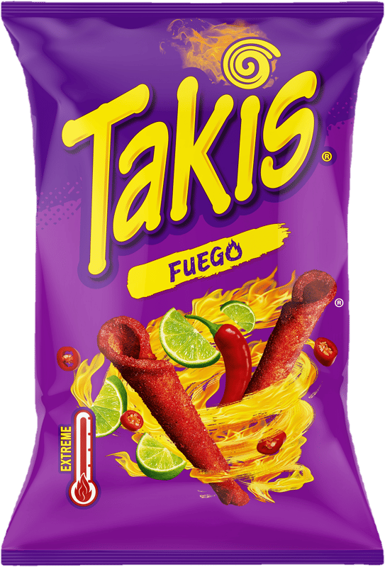 Takis Fuego chili és lime ízű tortilla chips