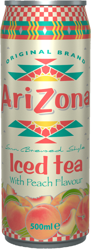 Arizona Barack ízű jeges tea – őszibarack ízű üdítőital fekete tea kivonattal