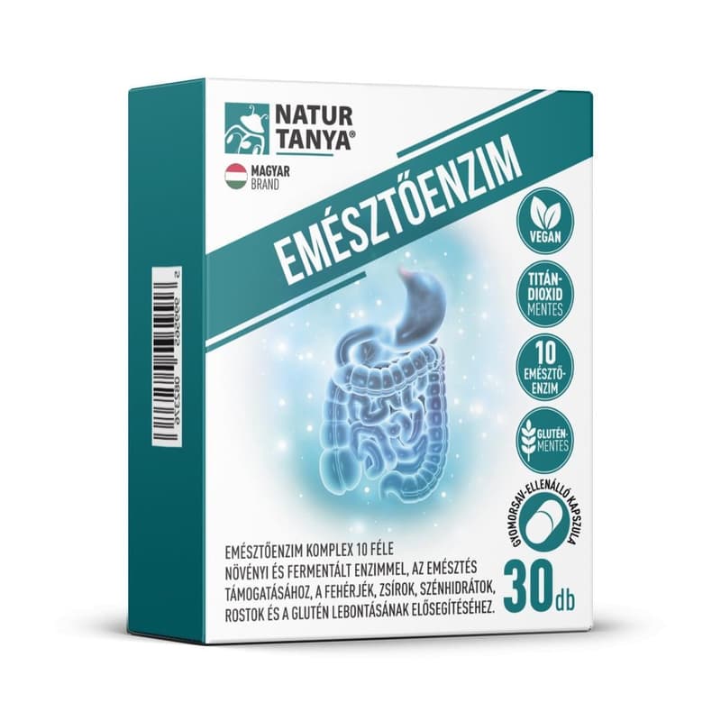 Natur Tanya EMÉSZTŐENZIM KAPSZULA 30 DB