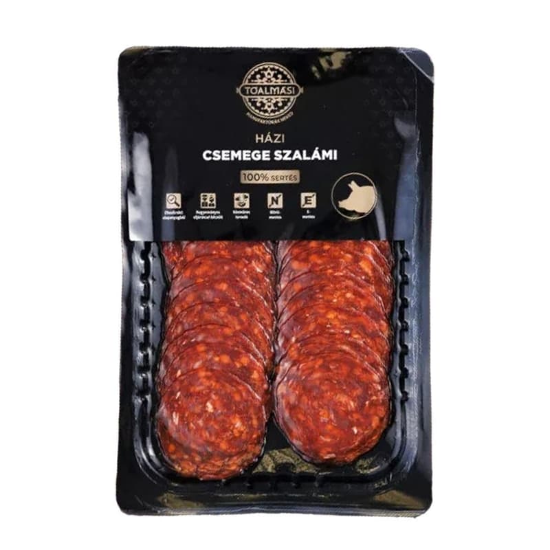 Tóalmási szeletelt csemege sertés házi szalámi (80g)