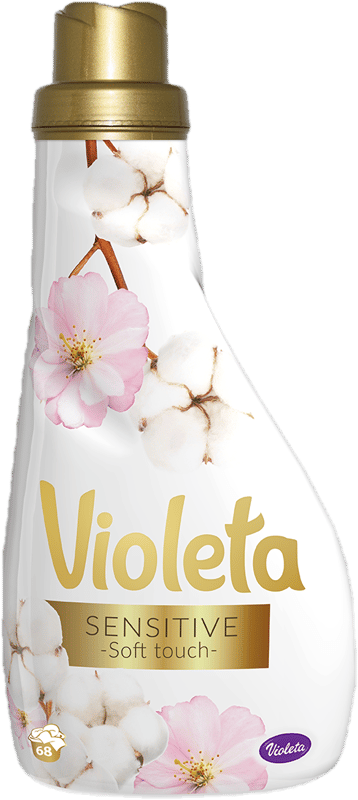 VIOLETA öblítő koncentrátum mikrokapszulákkal sensitive, 1,71 L – rózsaszín