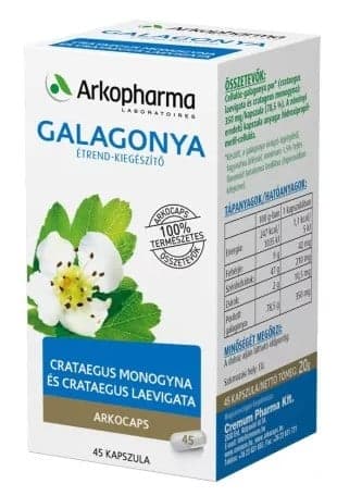 Arkocaps Bio Galagonya kapszula 45 db
