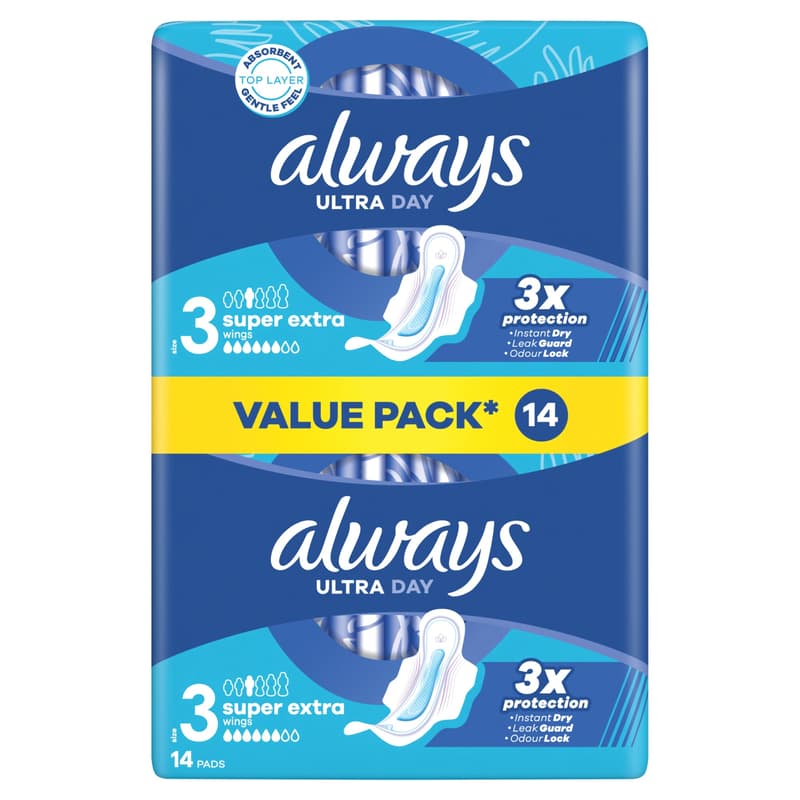 Always Ultra Night Szárnyas Egészségügyi Betét (3-as Méret)
