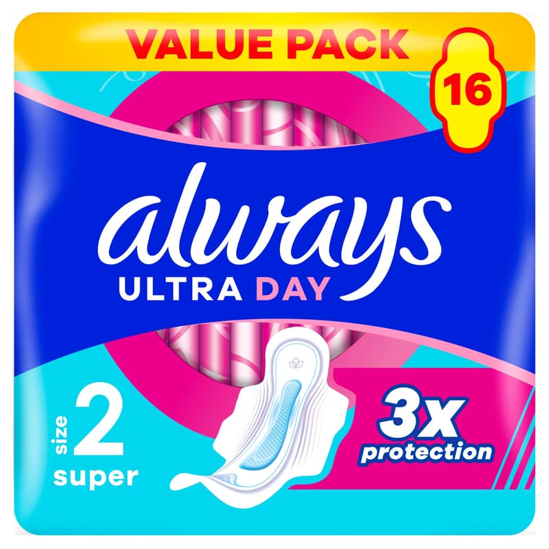 Always Ultra Super Winged Sanitary Napkin (Size 2)