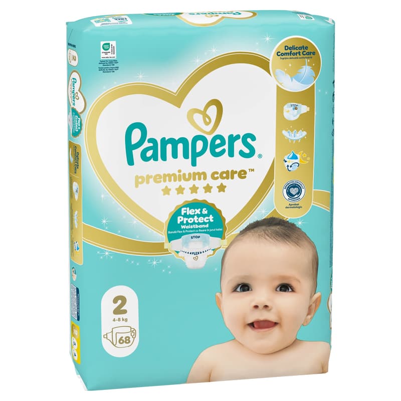 Pampers Premium Care diaper 3-8kg (size 2)