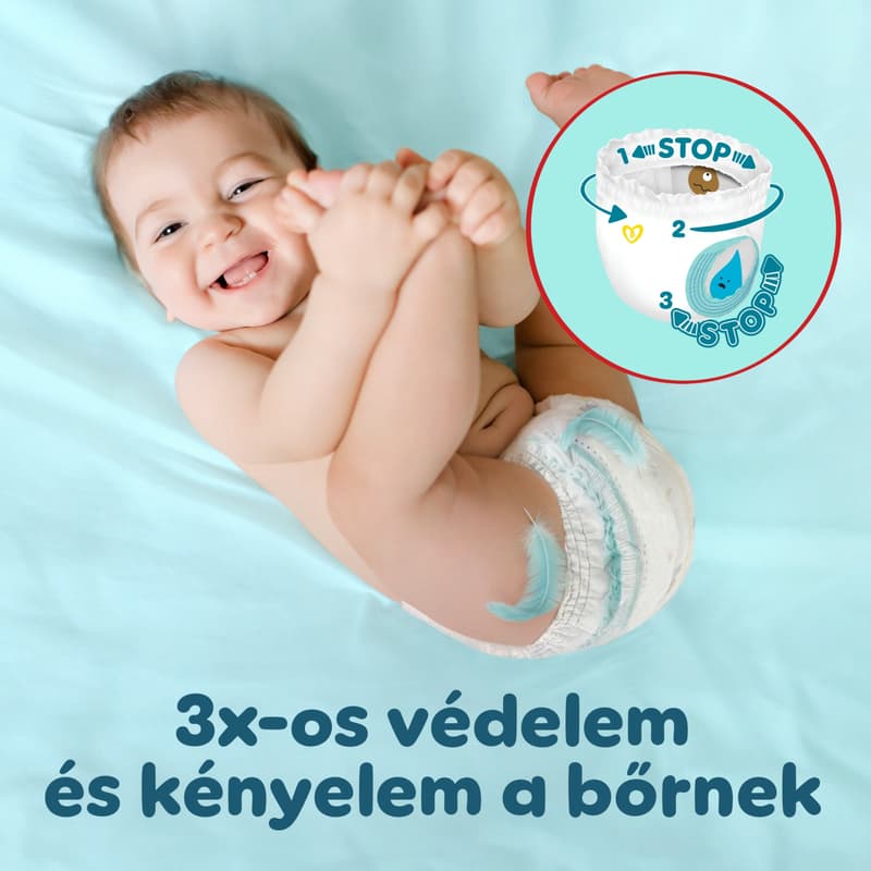 Pampers Premium Care Pants Bugyipelenka, Méret: 4 (9-15 kg) 38 db
