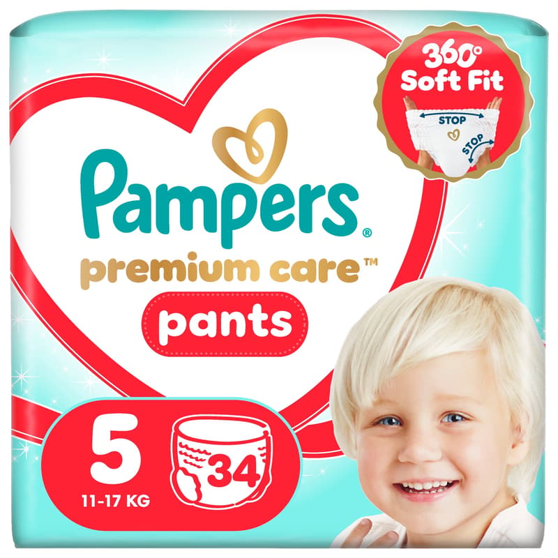Pampers Premium Care panty diaper 12-18kg (size 5)