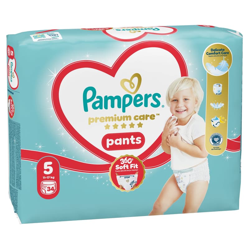 Pampers Premium Care panty diaper 12-18kg (size 5)