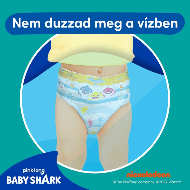 Pampers Splashers Úszópelenka, Méret: 3-4 (6-11 kg) 12 db