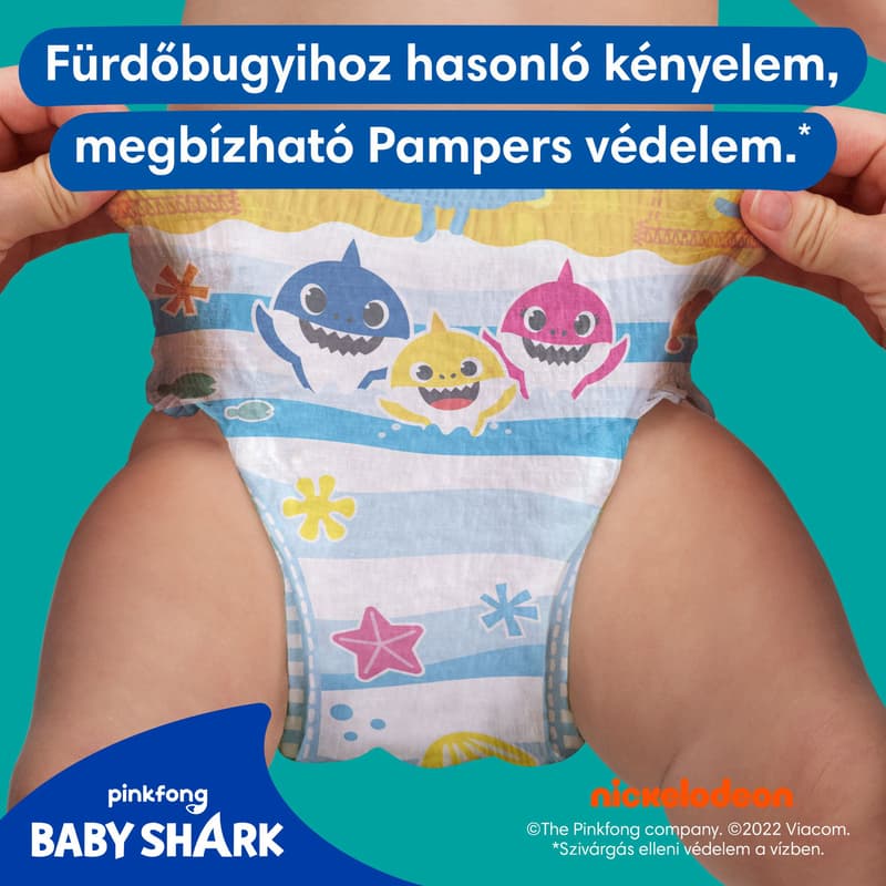 Pampers Splashers Úszópelenka, Méret: 3-4 (6-11 kg) 12 db