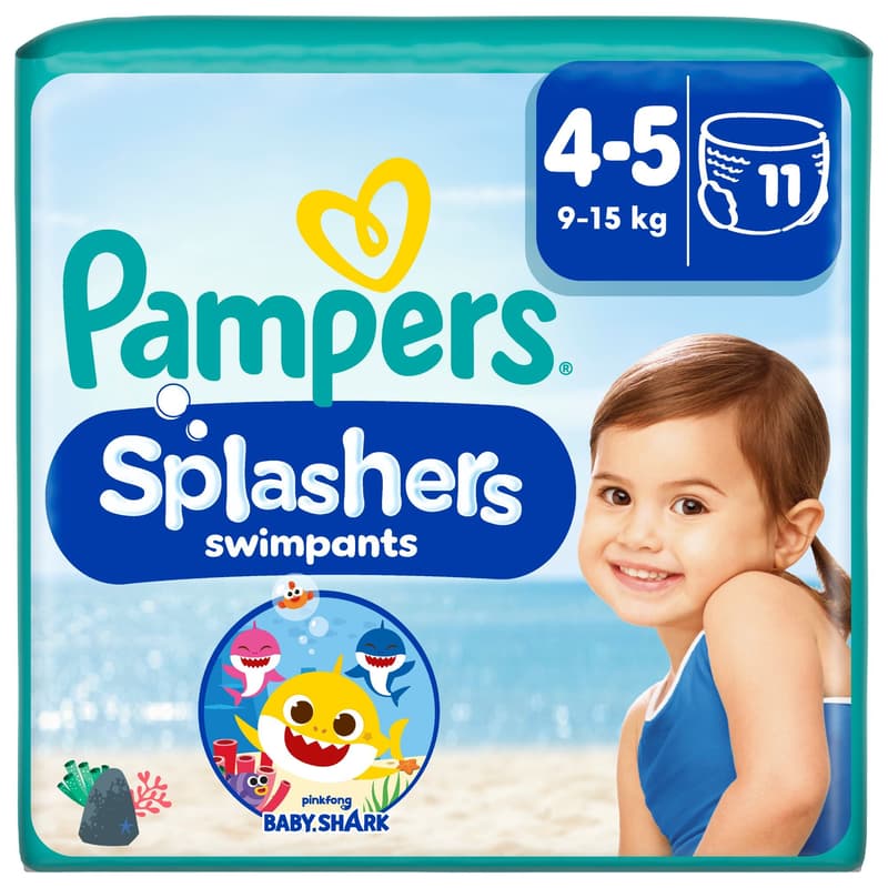 Pampers Splashers disposable swimming diaper 9-15kg (size 4)
