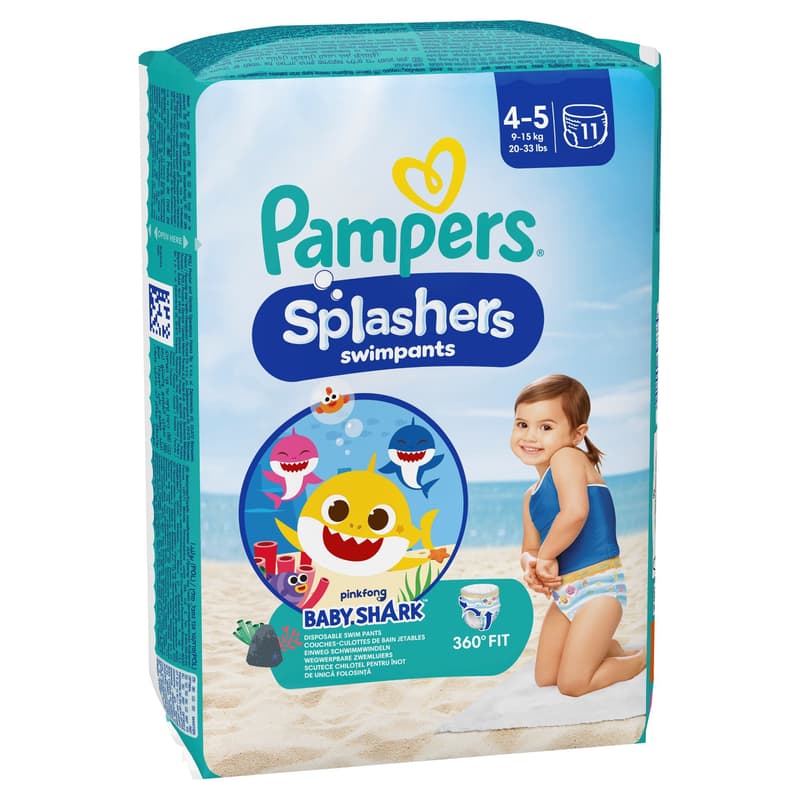 Pampers Splashers disposable swimming diaper 9-15kg (size 4)