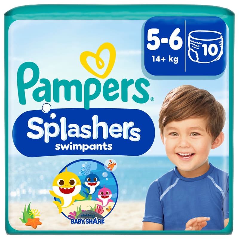 Pampers Splashers disposable swimming diaper 14 + kg (size 5)