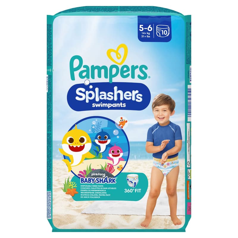 Pampers Splashers disposable swimming diaper 14 + kg (size 5)