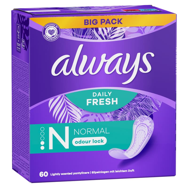 Always Dailies Fresh & Protect Normal Tisztasági Betét
