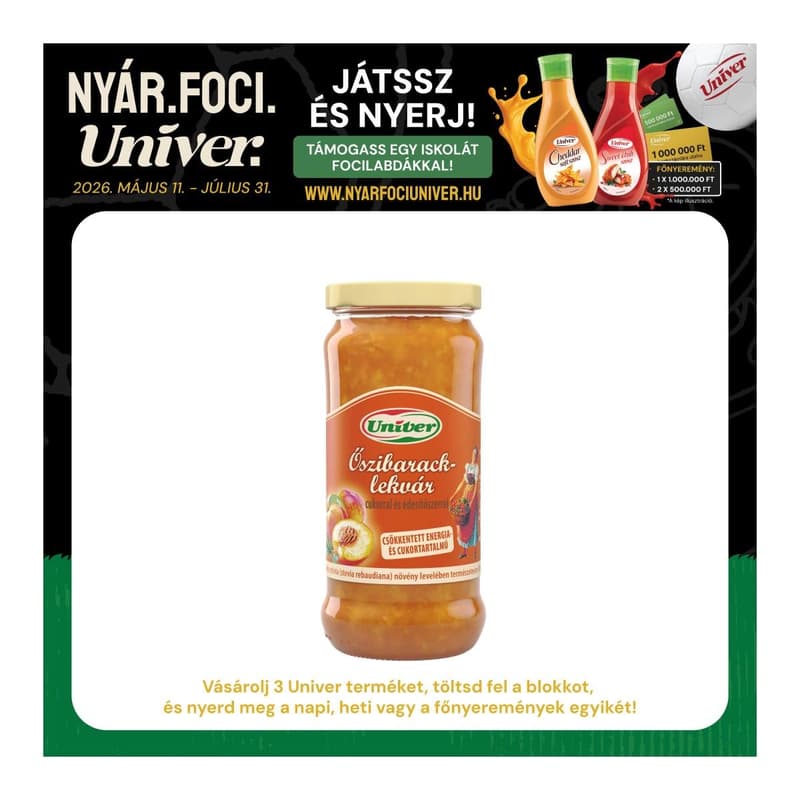 Univer Sárgabarack lekvár