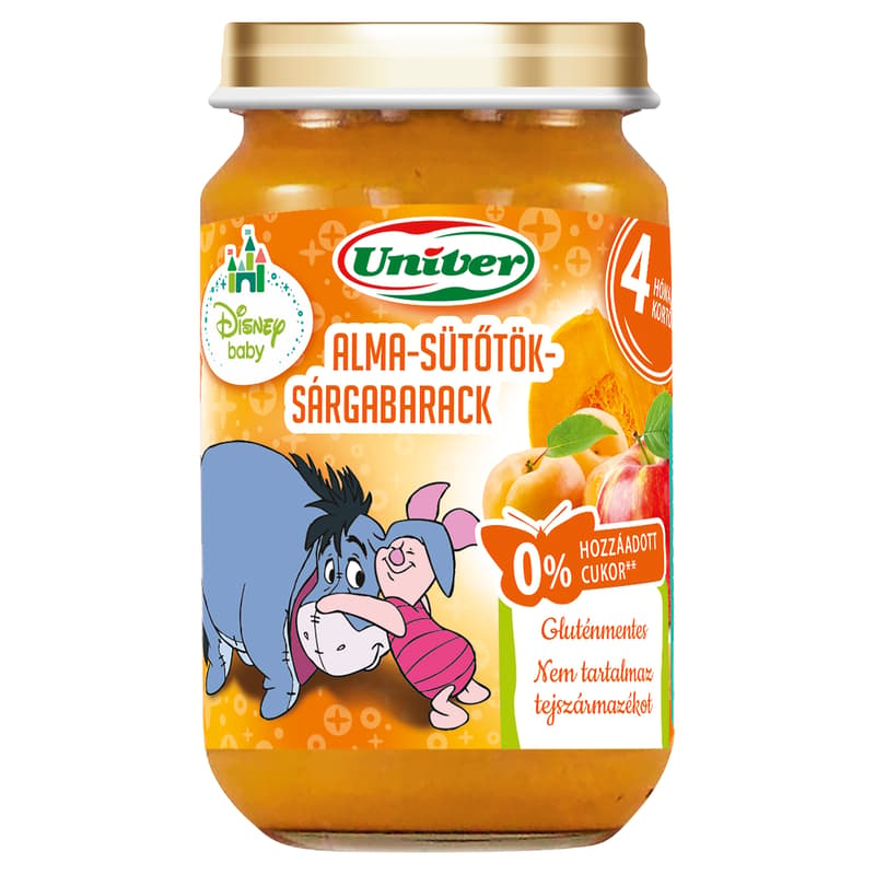 Univer Disney Apple-Pumpkin-Peach Baby Dessert