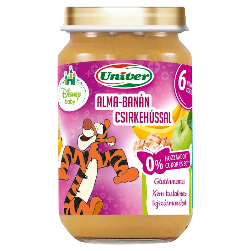 Univer-Disney Apple Sauce with Banana and Chicken
