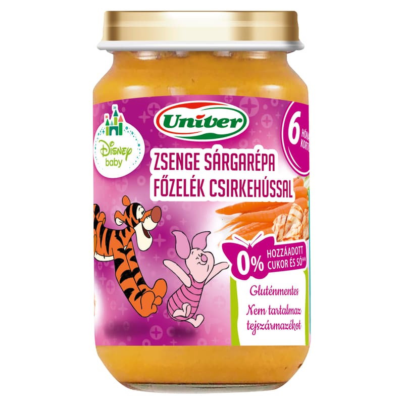 Univer-Disney Tender carrot vegetable with chicken