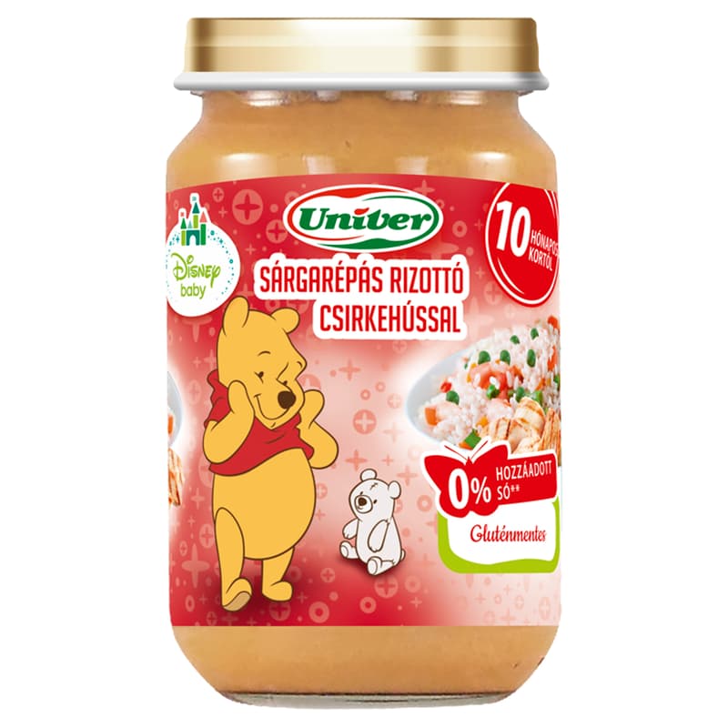 Univer-Disney Carrot risotto with chicken