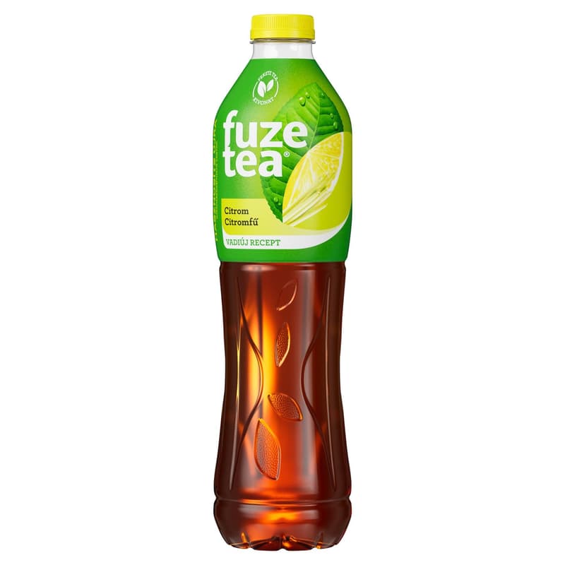 Fuzetea non-carbonated lemon and lemongrass flavored soft drink with sugar and sweetener
