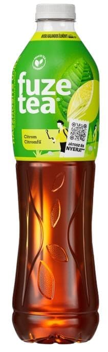 Fuzetea non-carbonated lemon and lemongrass flavored soft drink with sugar and sweetener