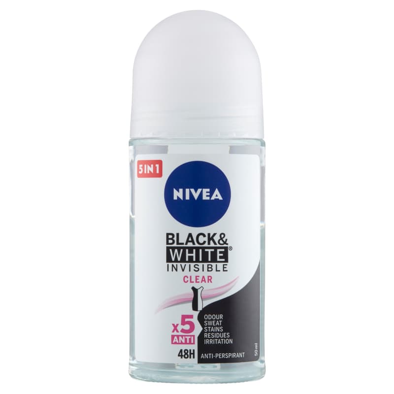 NIVEA Golyós dezodor Black & White Invisible Clear