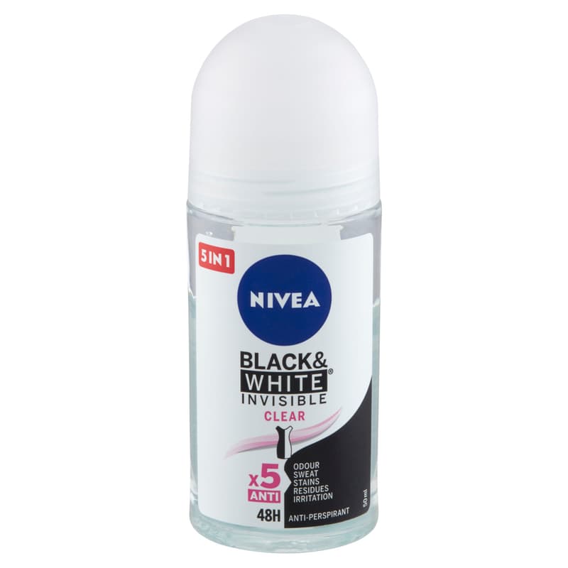 NIVEA Golyós dezodor Black & White Invisible Clear