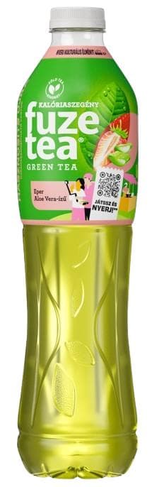 FuzeTea szénsavmentes eper-aloe vera-ízű üdítőital zöld tea kivonattal