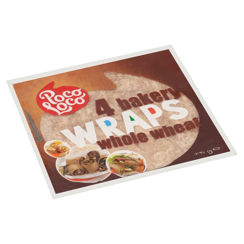 Poco Loco lágy tortilla teljes kiőrlésű