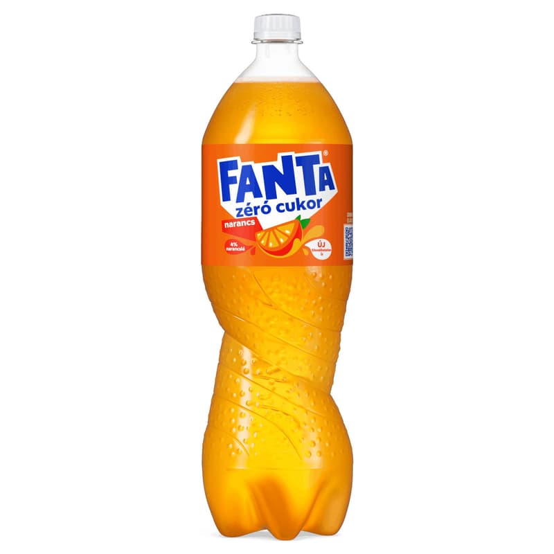 Fanta Zero Orange energy-free carbonated soft drink with sweeteners