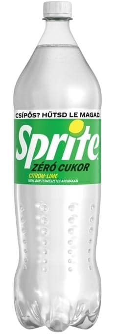Sprite zéró cukor citrom- és limeízű energiamentes szénsavas üdítőital édesítőszerekkel