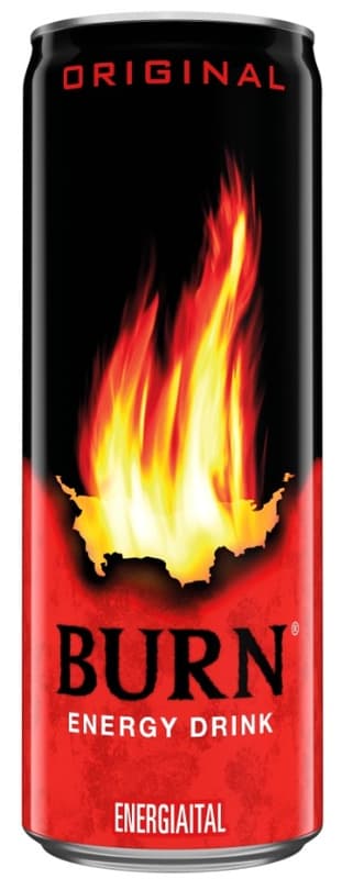 Burn Original szénsavas ital koffeinnel, inozitollal, guaranamag kivonattal, B-vitaminokkal