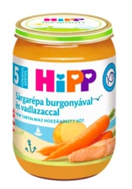 Hipp Carrots with potatoes and wild salmon