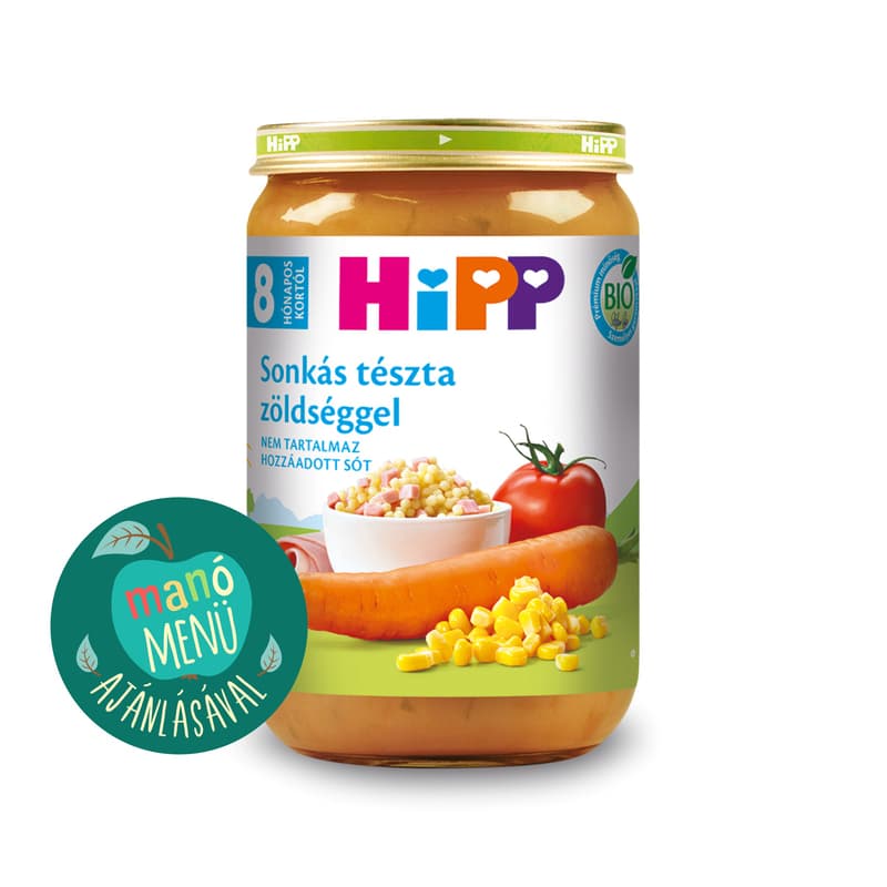 Hipp Vegetable pasta with ham