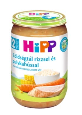 Hipp Vegetable bowl with rice and turkey