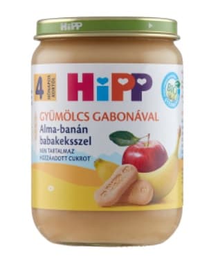 Hipp Apple with banana baby biscuit
