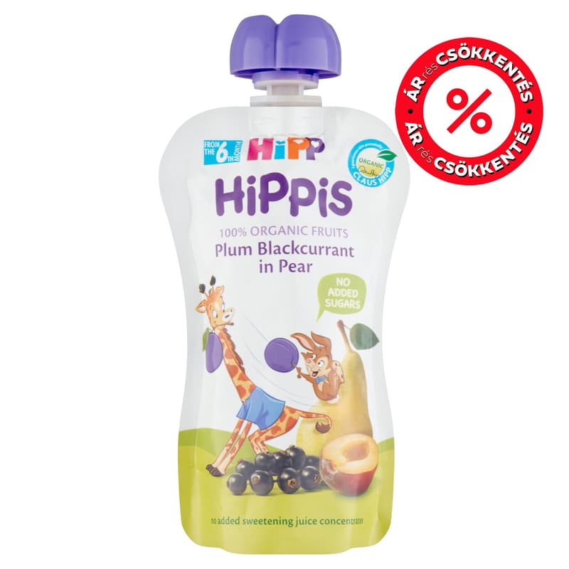 Hippo Plum with blackcurrant pears