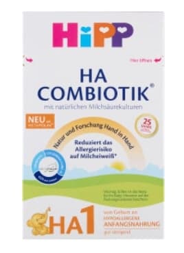 HiPP HA1 COMBIOTIK Tejalapú anyatejhelyettesítő tápszer fehérjehidrolizátumból - újszülött kortól