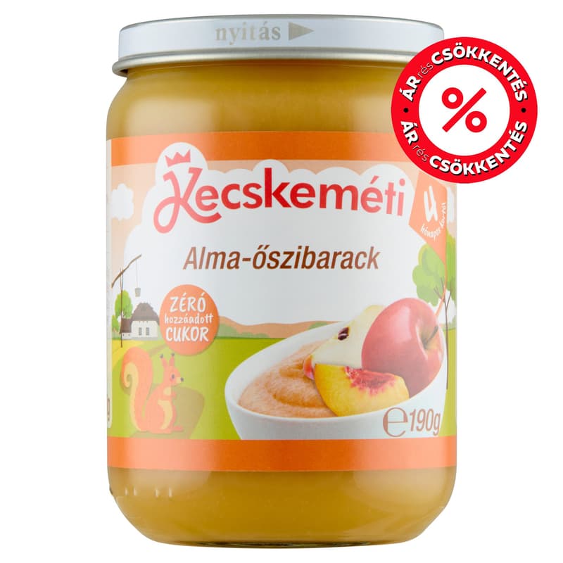 Kecskeméti Alma-Őszibarack 4 hónapos kortól
