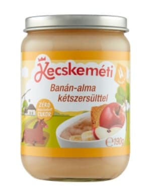 Kecskeméti Banán-Alma kétszersülttel 4 hónapos kortól
