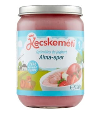 Kecskemét Apple-strawberry with yoghurt