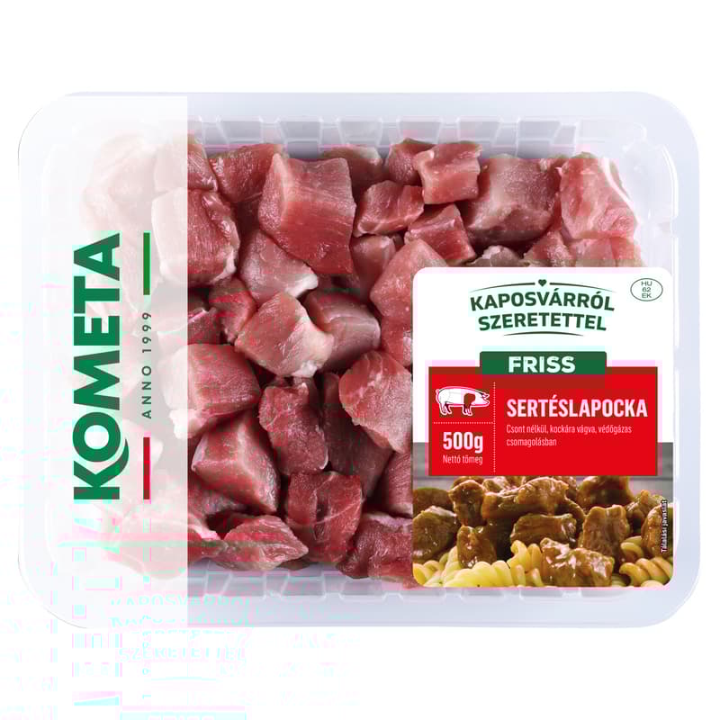 Prímhús sertés lapocka csont nélkül kockázott